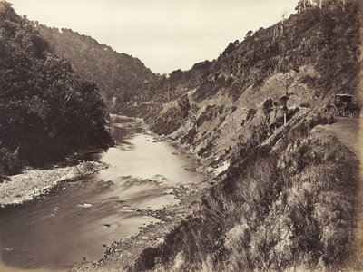 Gorge de Manawatu à 1 mile du pont, 1878 - James Bragge